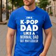 K-Pop Dad Korean Music Lover Men's Casual T-Shirt Royal Blue