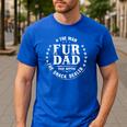 Man Myth Snack Dealer Fur Dad Cat Dog Father 0CTC0M Men's Casual T-Shirt Royal Blue