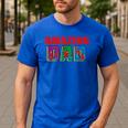 Marvel Spider-Man Amazing Dad Birthday Father’s Day Men's Casual T-Shirt Royal Blue