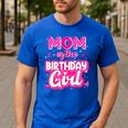 Mom And Dad Birthday Girl Family Matching Party Decorations Men's Casual T-Shirt Royal Blue Mom And Dad Birthday Girl Family Matching Party Decorations Men's Casual T-Shirt Royal Blue