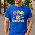Mom And Dad Of The Birthday Girl Melon Family Matching Men's Casual T-Shirt Royal Blue
