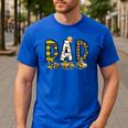 Mom And Dad Construction Birthday Boys Toddler Kids Family Men's Casual T-Shirt Royal Blue