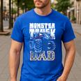 Monster Truck Dad Tshirt Men's Casual T-Shirt Royal Blue