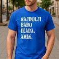 Najbolji Babo Ikad Bosnian Dad Men's Casual T-Shirt Royal Blue Najbolji Babo Ikad Bosnian Dad Men's Casual T-Shirt Royal Blue