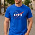 NASA Inspired DAD Meatball Men's Casual T-Shirt Royal Blue NASA Inspired DAD Meatball Men's Casual T-Shirt Royal Blue