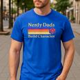 Nerdy Dads Dice For Tabletop RPG New Father Men's Casual T-Shirt Royal Blue Nerdy Dads Dice For Tabletop RPG New Father Men's Casual T-Shirt Royal Blue