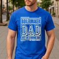 Like A Normal Dad Father Boilermaker Men's Casual T-Shirt Royal Blue