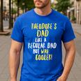 Theodore's Dad Text Men Boys Men's Casual T-Shirt Royal Blue