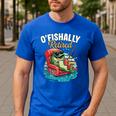 O'Fishally Retired Fishing Retirement Fisherman Dad Men's Casual T-Shirt Royal Blue O'Fishally Retired Fishing Retirement Fisherman Dad Men's Casual T-Shirt Royal Blue