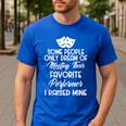 For Parents Of Actors And Actresses Drama Mom And Dad Men's Casual T-Shirt Royal Blue