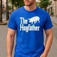 Pig The Hogfather Hog Dad Fathers Day Parody Papa Men Men's Casual T-Shirt Royal Blue Pig The Hogfather Hog Dad Fathers Day Parody Papa Men Men's Casual T-Shirt Royal Blue