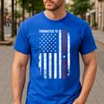 Promoted To Daddy 2026 Men's Casual T-Shirt Royal Blue Promoted To Daddy 2026 Men's Casual T-Shirt Royal Blue