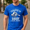 Promoted To Daddy Est 2026 Soon To Be Daddy 2026 Men's Casual T-Shirt Royal Blue