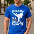 Proud Dad Of A Belt Daughter Men's Casual T-Shirt Royal Blue