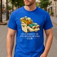 Proud Member Of The Just Resting My Eyes Club Dad Men's Casual T-Shirt Royal Blue Proud Member Of The Just Resting My Eyes Club Dad Men's Casual T-Shirt Royal Blue