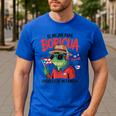 Puerto Rican Dad Idea For Men & Papá Boricua Coqui Frog Men's Casual T-Shirt Royal Blue