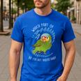 Red-Lored Amazon Parrot Aaaa Cute Pet Bird Mom Dad Men's Casual T-Shirt Royal Blue Red-Lored Amazon Parrot Aaaa Cute Pet Bird Mom Dad Men's Casual T-Shirt Royal Blue