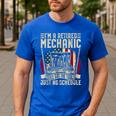 Retired Car Mechanic Tool Retirement Dad Grandpa Men Men's Casual T-Shirt Royal Blue