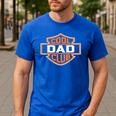 Retro Cool Dad Club Birthday Father's Day For Men Men's Casual T-Shirt Royal Blue