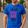 Retro In My Dad Girl Era Father's Day Christmas Men's Casual T-Shirt Royal Blue
