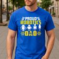 Robotics Father Robotics Dad Men's Casual T-Shirt Royal Blue