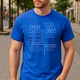Roleplaying Dice Gamer Dragon Dad Stat Skills Wielding Men's Casual T-Shirt Royal Blue Roleplaying Dice Gamer Dragon Dad Stat Skills Wielding Men's Casual T-Shirt Royal Blue