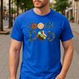 Scout Shirt Cookie Dad Family Girl Troop Leader Men's Casual T-Shirt Royal Blue