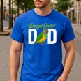 Senegal Parrot Dad Senegal Parrot Owner Senegal Parrot Lover Men's Casual T-Shirt Royal Blue