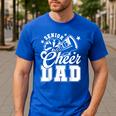 Senior Cheer Dad 2026 Proud Cheerleader Dad Class Of 2026 Men's Casual T-Shirt Royal Blue