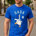 Silly Dada Silly Goose Mom Birthday Family Matching Party Men's Casual T-Shirt Royal Blue Silly Dada Silly Goose Mom Birthday Family Matching Party Men's Casual T-Shirt Royal Blue