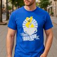 The Simpsons Father's Day Homer Best Dad BOD Men's Casual T-Shirt Royal Blue