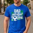 Soccer Birthday Birthday Dad Boys Soccer Birthday Men's Casual T-Shirt Royal Blue