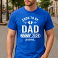 Soon To Be Dad 2026 Loading Men's Casual T-Shirt Royal Blue