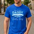 Soon To Be A Daddy Of a Handsome Baby Boy Announcement Men's Casual T-Shirt Royal Blue