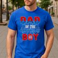 Spider Web Birthday Party Dad Of The Birthday Boy Men's Casual T-Shirt Royal Blue