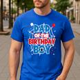 Spider Web Dad Of The Birthday Boy Men's Casual T-Shirt Royal Blue