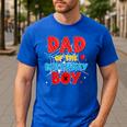 Spider Web Family Matching Dad Of The Birthday Boy Men's Casual T-Shirt Royal Blue