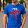Spiders Dad Matching Family Birthday Father's Day Men's Casual T-Shirt Royal Blue Spiders Dad Matching Family Birthday Father's Day Men's Casual T-Shirt Royal Blue