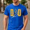 Star Trek Starfleet Dad Men's Casual T-Shirt Royal Blue