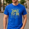 Star Wars Best Dad-To-Be In The Galaxy Birthday Father’s Day Men's Casual T-Shirt Royal Blue