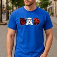 Star Wars Darth Vader Darth Maul Dad Father's Day Birthday Men's Casual T-Shirt Royal Blue