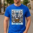 Star Wars Father's Day Jango Fett Best Dad Ever Men's Casual T-Shirt Royal Blue