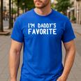 Tee Sarcastic Humor Sibling I'm Daddy's Favorite Men's Casual T-Shirt Royal Blue Tee Sarcastic Humor Sibling I'm Daddy's Favorite Men's Casual T-Shirt Royal Blue