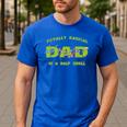 Teenage Mutant Ninja Turtles Dad Turtles Father's Day Men's Casual T-Shirt Royal Blue