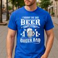 I Thought She Said Beer Competition Cheer Dad Men's Casual T-Shirt Royal Blue I Thought She Said Beer Competition Cheer Dad Men's Casual T-Shirt Royal Blue