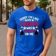 Tuxedo Cat Owner Tuxedo Cat Dad Tuxedo Cat Mom Men's Casual T-Shirt Royal Blue