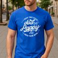 I Have Two Titles Dad And Pappy Saying For Pappy Men's Casual T-Shirt Royal Blue