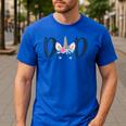 Unicorn Dad Birthday Shirt Matching Family Party Tee T-Shirt Men's Casual T-Shirt Royal Blue Unicorn Dad Birthday Shirt Matching Family Party Tee T-Shirt Men's Casual T-Shirt Royal Blue