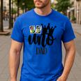 Uno 1st Birthday Dad Men's Casual T-Shirt Royal Blue Uno 1st Birthday Dad Men's Casual T-Shirt Royal Blue