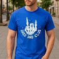 Vintage Dead Dad Club Matching 2 Sides Fathers Day Men's Casual T-Shirt Royal Blue Vintage Dead Dad Club Matching 2 Sides Fathers Day Men's Casual T-Shirt Royal Blue